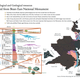 Map showing proposed cuts to Bears Ears National Monument and the paleontological resources that would be lost. Image Courtesy Society of Vertebrate Paleontology
